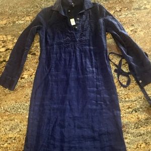 Talbots linen dress.